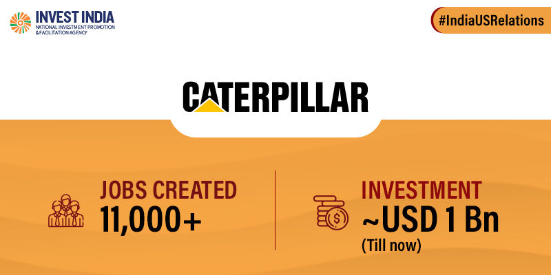 investindia's tweet photo. #MakingNewIndia
With an investment of ~USD 1 Bn, @CaterpillarInc has been a key partner in #NewIndia's growth across sectors such as #mining, transportation, power generation, & #construction. Explore more #SuccessStories at https://t.co/5R7Xy0q3l7 #IndiaMeansBusiness https://t.co/4I8MFN2Qxs