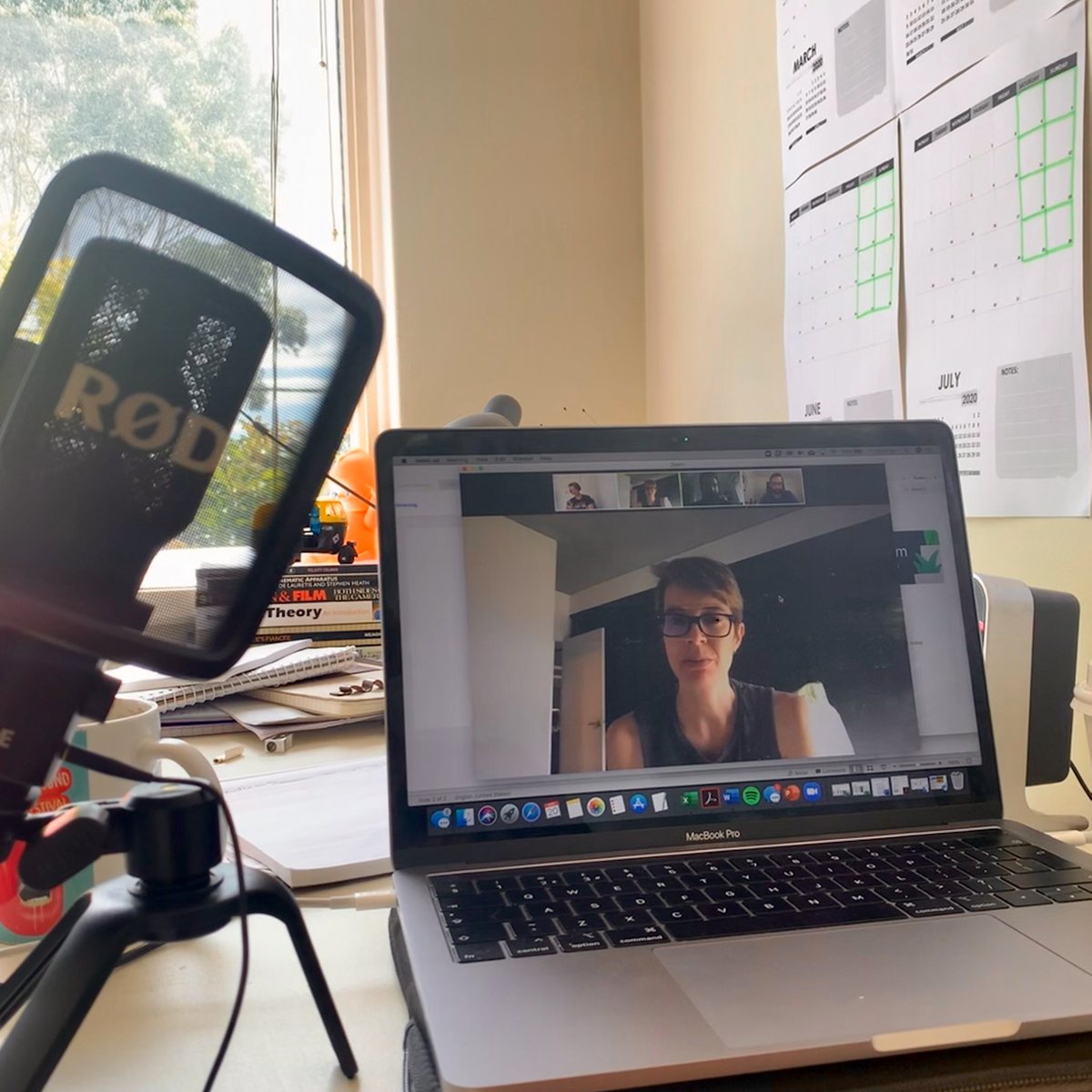 JatneyWhitmo's tweet photo. Excellent team meeting for #ATS2964 today! We are adapting to #OnlineTeaching like pros. Can’t wait to meet the students next week to start talking Screen Theories! #monashartsonline https://t.co/v8qPWRLbIy
