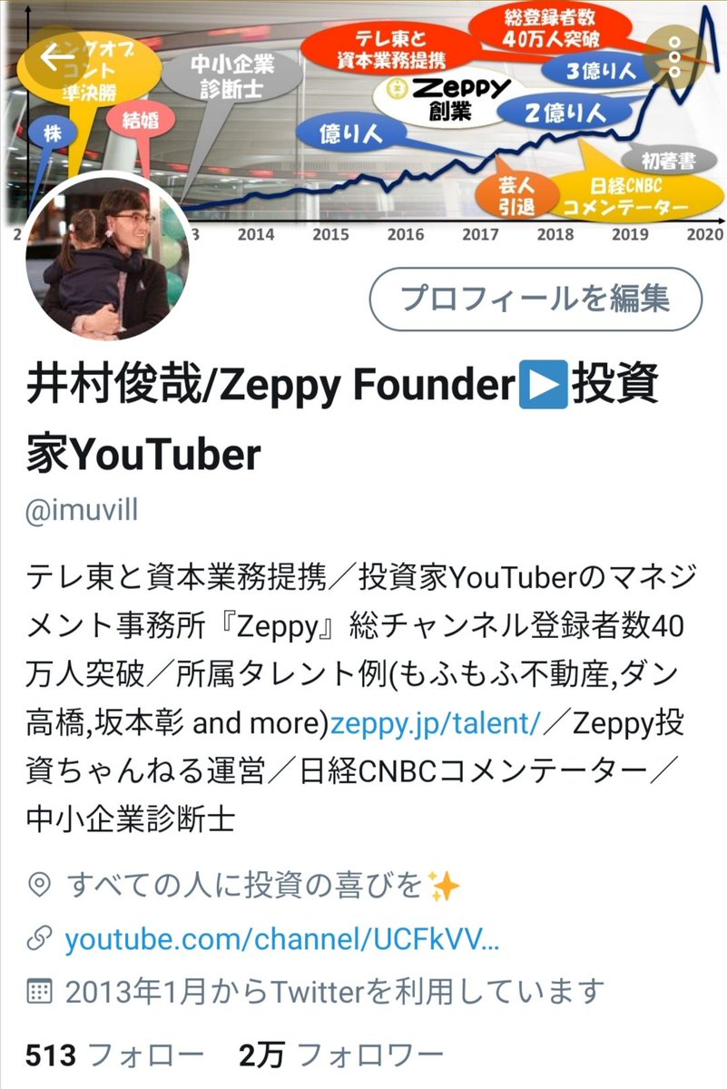 もふ社長 不動産投資家 おめでとうございます 目指せフォロワー数でも億り人