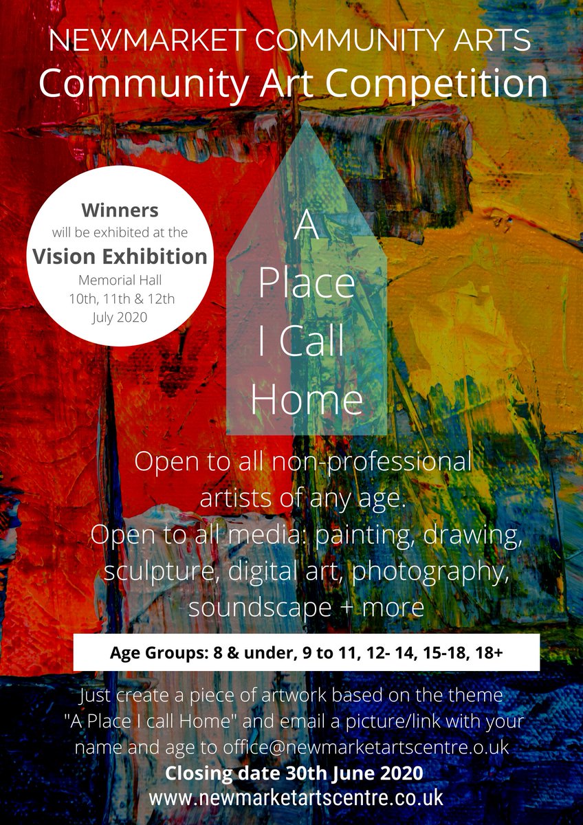 Looking for something to do whilst social distancing? Our art competition is open to EVERYONE! We will share all entries online too.... Give it a go! <a href="/LoveNewmarket/">Love Newmarket</a> @palacehouse_nkt <a href="/BSATrust/">British Sporting Art</a> <a href="/BabylonArtsEly/">Babylon Arts</a> <a href="/cppmarketplace/">MarketPlace [Creative People and Places]</a> <a href="/NMKTvision/">Newmarket Vision</a> <a href="/NewmarketLib/">Newmarket Library📚</a> @NewmarketTC