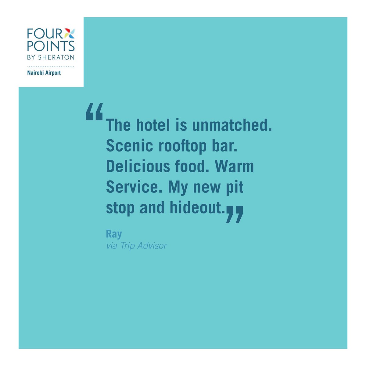 FourPointsJKIA's tweet photo. Warm service and an inviting atmosphere make us highly awarded, Africa's Leading Airport Hotel.
#AlwaysAGreatStay #FourPointsbySheraton #FourPointsbySheratonJKIA #FourPointsofViewKE
#airporthotel https://t.co/ryDJ6DNIAo