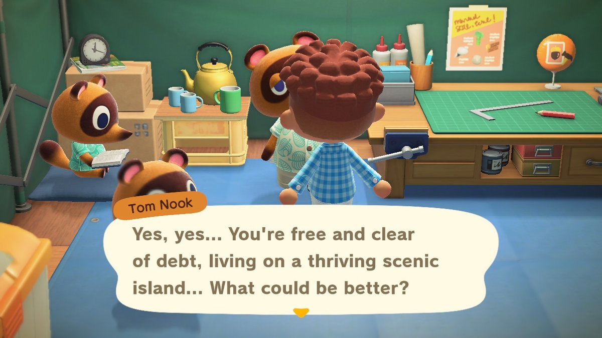 This is all the same conversation, Tom Nook is a HUSTLER, ok?? 