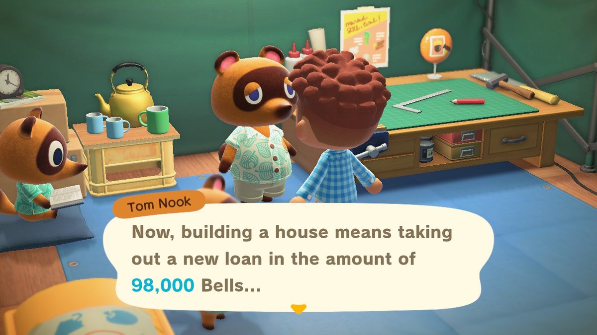 This is all the same conversation, Tom Nook is a HUSTLER, ok?? 