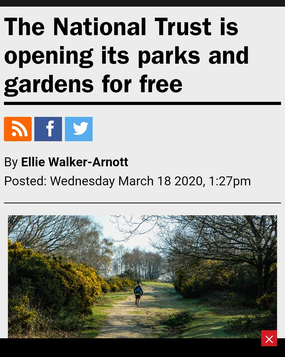 simplypetpros's tweet photo. Lovely gesture 🌳🌾#nationaltrust #dogwalks #coronavirus https://t.co/msV1nAbmKf