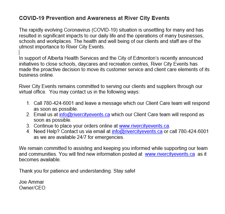 River City Events tweet media