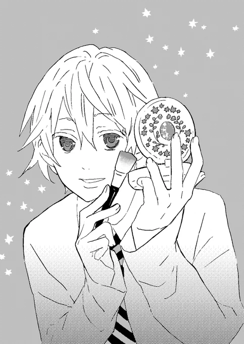 これは連載開始記念の私的なイラスト
#女装男子 #めちゃコミック 