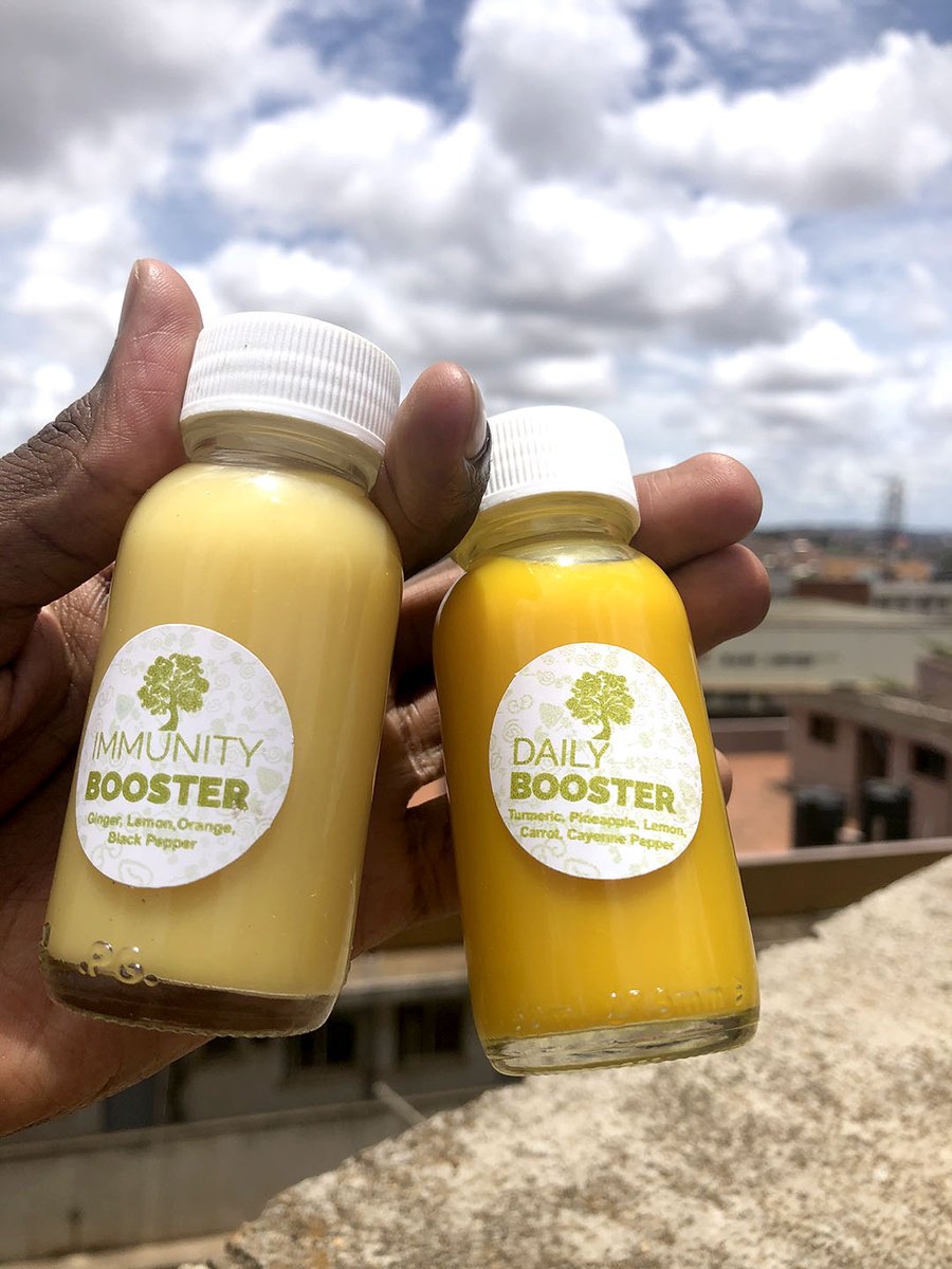 EabwMedia's tweet photo. @busiweek THE CARE PACKAGE
Boost your immunity with our raw Cold Pressed Juices &amp; Booster Shot! Our 3-pack combo is rich in Vitamin C and packed with Anti-Inflammatory properties. For only 22,000/= you can pick: 1 Immunity Booster, 1 Daily Booster, 1 Vitamin C, @CafePap @GIvudria https://t.co/vsVF5HeVBH