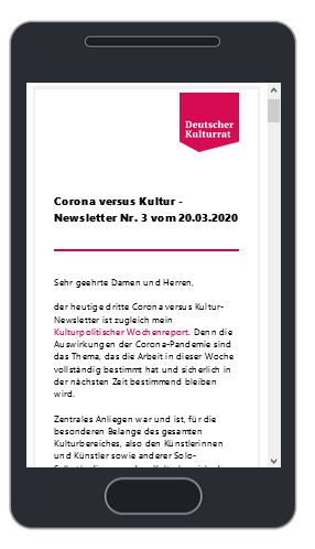 DKRKultur's tweet photo. #Corona versus #Kultur - Newsletter Nr. 3 gerade erschienen. Mit Informationen zu verschiedenen Kultursparten, Leitfäden für Kulturschaffende, Meldungen aus Bund und Ländern, und ... . https://t.co/yf6zE1ytHz Bitte retweeten! https://t.co/aPB0UoNb2u