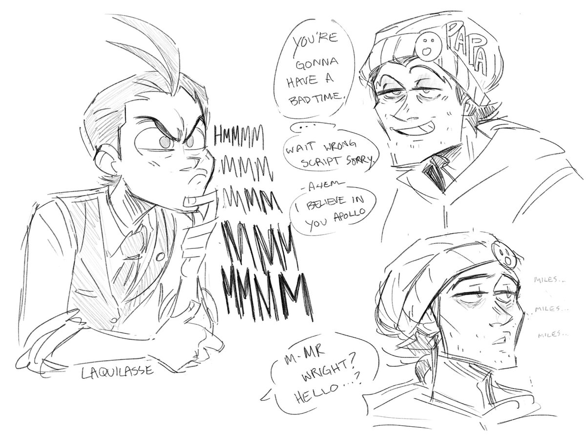 laquilasse's tweet image. I’ve barely scratched the surface of this game but I think I get why people like this Apollo kid. He’s shrieky and a freak and I can jive #aceattorney