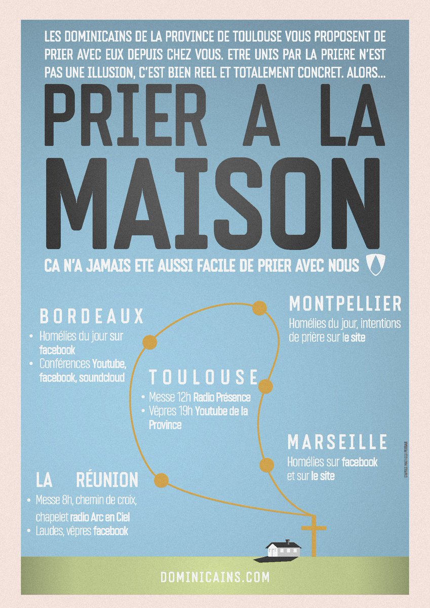 Les principales propositions de prière sur Internet dans notre Province de Toulouse: