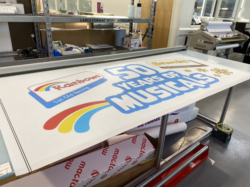 talkdesignprint's tweet photo. Banner for ready for a parade. #Basingstoke #signprint #banners #basingstokeprint #showmustgoon https://t.co/vvgEiNRFdm