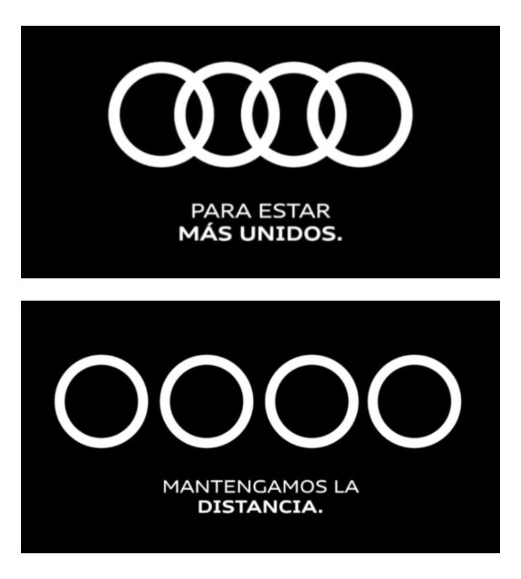 mcarrion42's tweet photo. Brillante @audispain 👏🏽 #QuedateEnCasa #YoMeQuedoEnCasa #Covid_19 #Publicidad #marca #creatividad https://t.co/wHUN8uNMxj