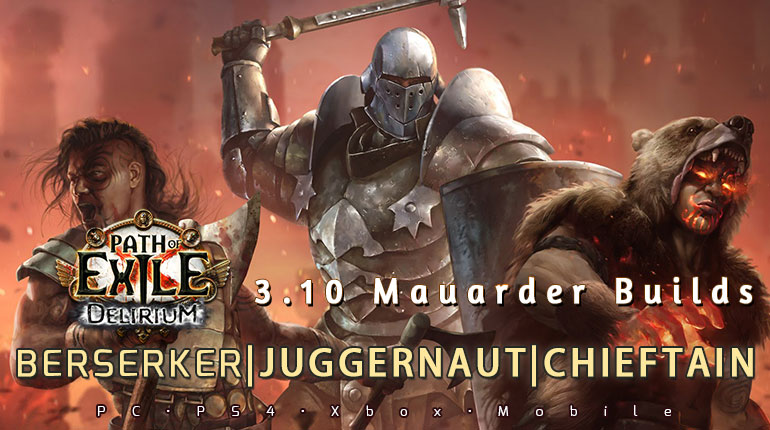 VIPR4PG's tweet photo. #PoE 3.10 Delirium Mauarder Popular Starter Build

PoE 3.10 has arrived! Are you ready to take on new challenges? Take a look at the PoE 3.10 Delirium Mauarder Builds(Berserker, Chieftain, Juggernaut) prepared by R4pg for you!

https://t.co/P6nChrKEWZ https://t.co/rWWsqds75n