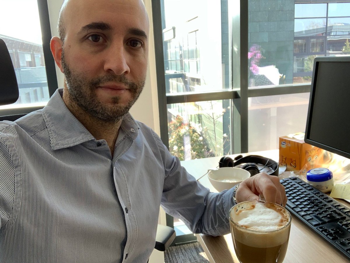 Less, than an hour left until our webinar...are you ready?!🤩
Get yourself a cup of coffee or tea, like <a href="/omereuropamedia/">Ömer Ceylan</a>, our COO!☕️ 
Join him and ask your questions on the topic of Applying for EU Funding! 🤗
👉bit.ly/EM_ApplyingtoE…