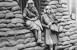Elsie Knocker & Mairi Chisolm set up a clinic in a cellar nr the front line during WWI. They picked up injured men off the battlefield on a motorcycle while under fire. I mean, bloody hell. They were also mustard gassed. Mairi said it did her insides in for a long time. WHAT? /4