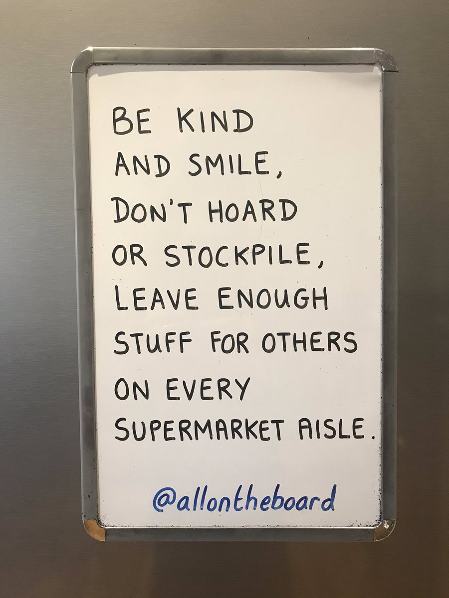 There’s no need to panic buy or hoard. Let’s be kind to one another. We will get through this together. <a href="/allontheboard/">All On The Board</a> 

#StopHoarding #StopPanicBuying #BeKind #YoullNeverWalkAlone #CoronaCrisis #COVID19 #coronavirus #allontheboard