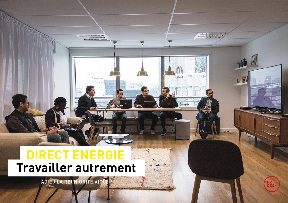 Penser des espaces de #réunions pour que celles-ci soient productives et efficaces. Adieu la #réunionite aigüe !
Ps : on dirait un salon n'est-ce pas ? 😉
➡️ artdeskgroup.com/projets/direct… #workplace #designbyartdesk #designglobal 
<a href="/DirectEnergie/">Direct Energie</a>