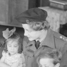 Stella Reekie worked with the Red Cross to rehabilitate the kids who came out of Belsen concentration camp. She returned to Glasgow to work with immigrant communities. I can't imagine what she saw and how she coped. Amazing. /7