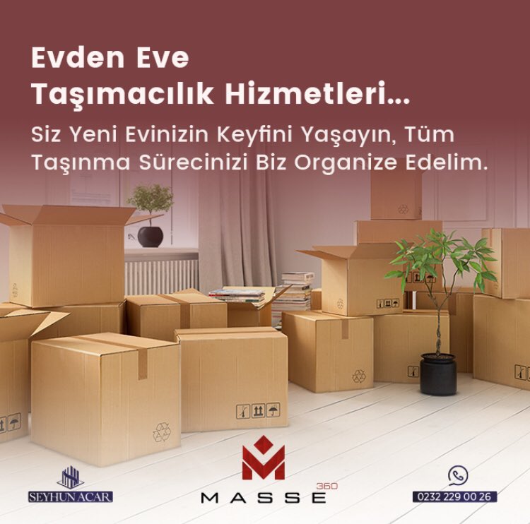 Evden Eve Taşımacılık Hizmetleri.

Tüm Taşınma Sürecinizi Biz Organize Edelim, Siz Yeni Evinizin Keyfini Yaşayın... 🌎 masse360.com
📞 (0232) 229 00 26

Masse 360°; Kalite, Deneyim ve 360 Derece Premium Çözümlerin Buluşma Noktası.

#Masse360 #SeyhunAcar