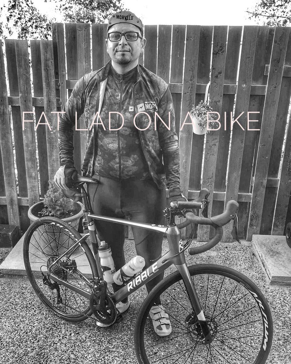 Classic case of a fat lad on a bike 
#jd #fatladonabike #cowlersley #meltham #yetton #jimenezheights