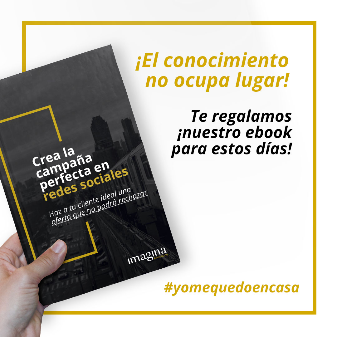ImaginaAD's tweet photo. ¡Adiós excusas!✋
¿Llevas tiempo queriendo aprender sobre #marketingdigital, cómo hacer que tus clientes lleguen a tu negocio o cómo crear campañas atractivas en #redessociales, pero nunca encontrabas el momento adecuado? 

🔳Te regalamos nuestro #ebook 📒 https://t.co/Q2MpQ8GEZF https://t.co/eDuHEZk2o3