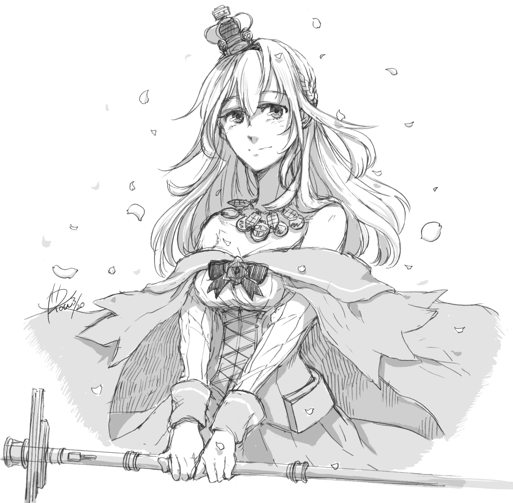 ウォースパイト(艦隊これくしょん) 「? 」|ローのイラスト