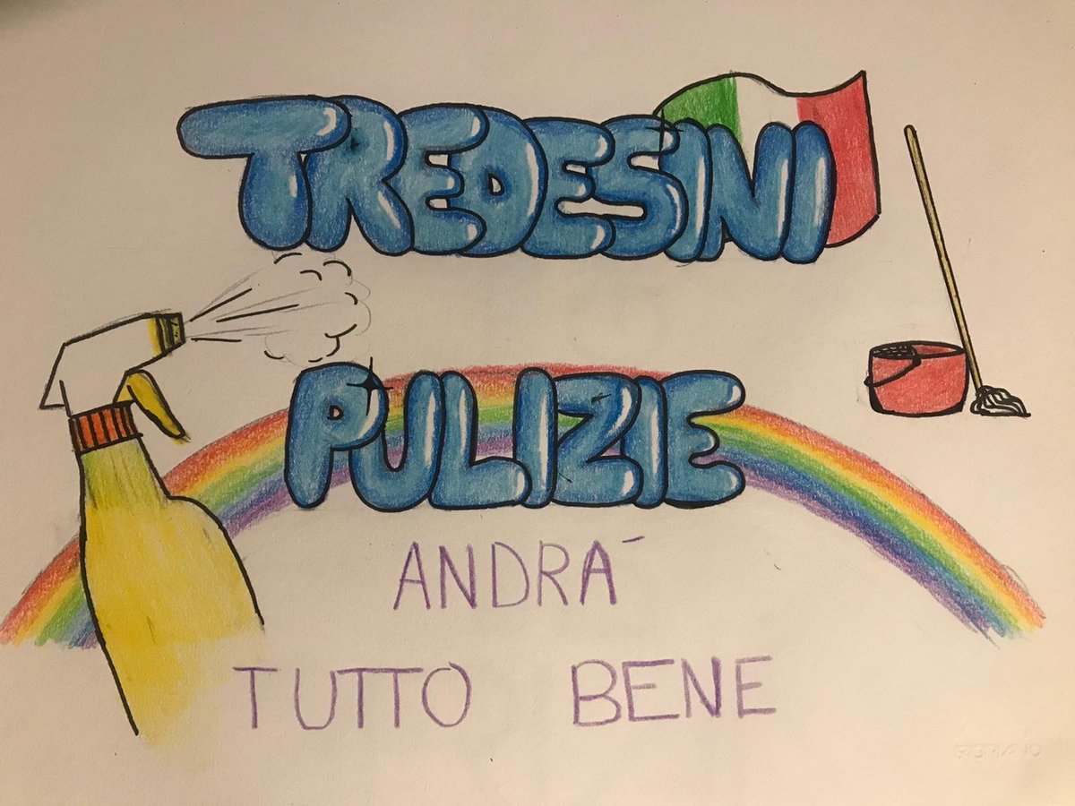Contest "Andrà tutto bene… visto dai figli degli Artigiani"!
cuneo.confartigianato.it/andra-tutto-be…
Ecco il disegno di Andrea e Emy, amici dell'Impresa di Pulizie Walter Tredesini di Manta

#andràtuttobene #valoreartigiano #confartigianato