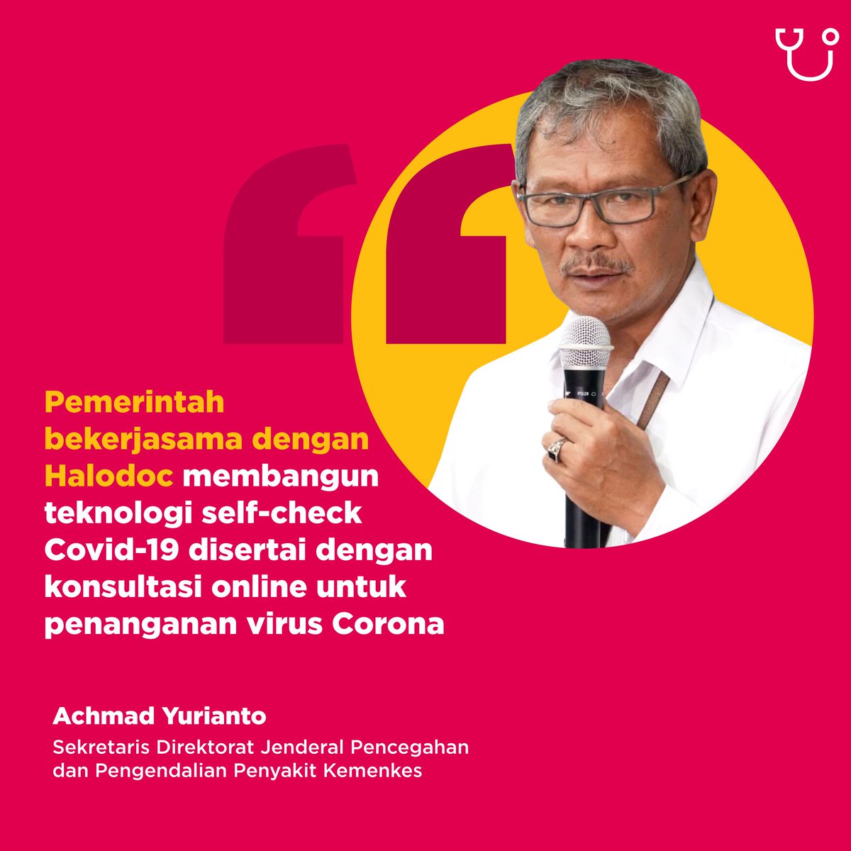 HalodocID's tweet image. Halodoc bersama @KemenkesRI akan berjuang melawan COVID-19.

Klik link berikut untuk selfcheck Covid-19 👉 
bit.ly/SelfCheckCorona

#DiRumahAja #AdaHalodoc #TemanHidupSehat #LawanCorona #AksiNyataLawanCorona