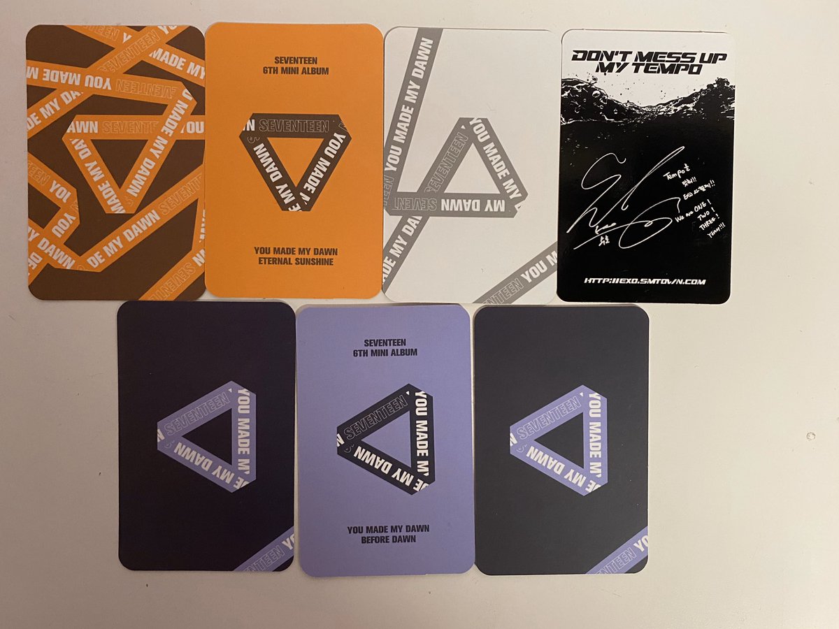 sxnpy's tweet photo. wts / want to sell
- svt &amp; exo pcs
—
- svt pcs : $6 each
- exo suho : $9
*dm if interested or want more pics
—
📍CA, USA
- domestic is $0.55
- ww is $1
—
@kpopthriftshop @kpopswapndrop https://t.co/udMuhSpJVG
