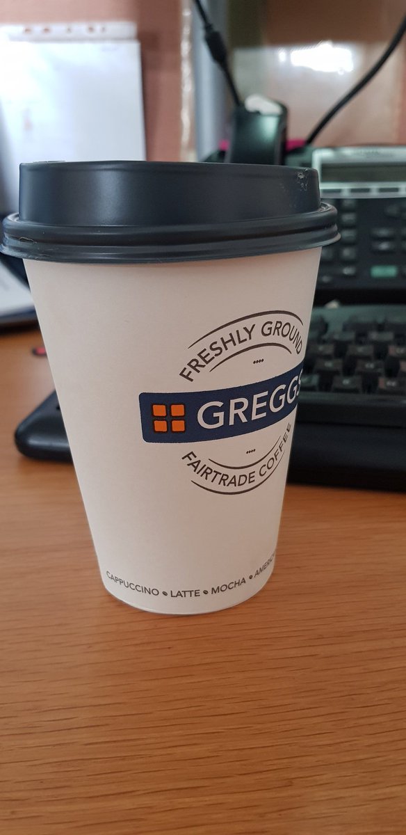 SamusBevis's tweet image. Thanks for the #freedrink @GreggsOfficial . Now I'm set for the day 👍 #socialworker