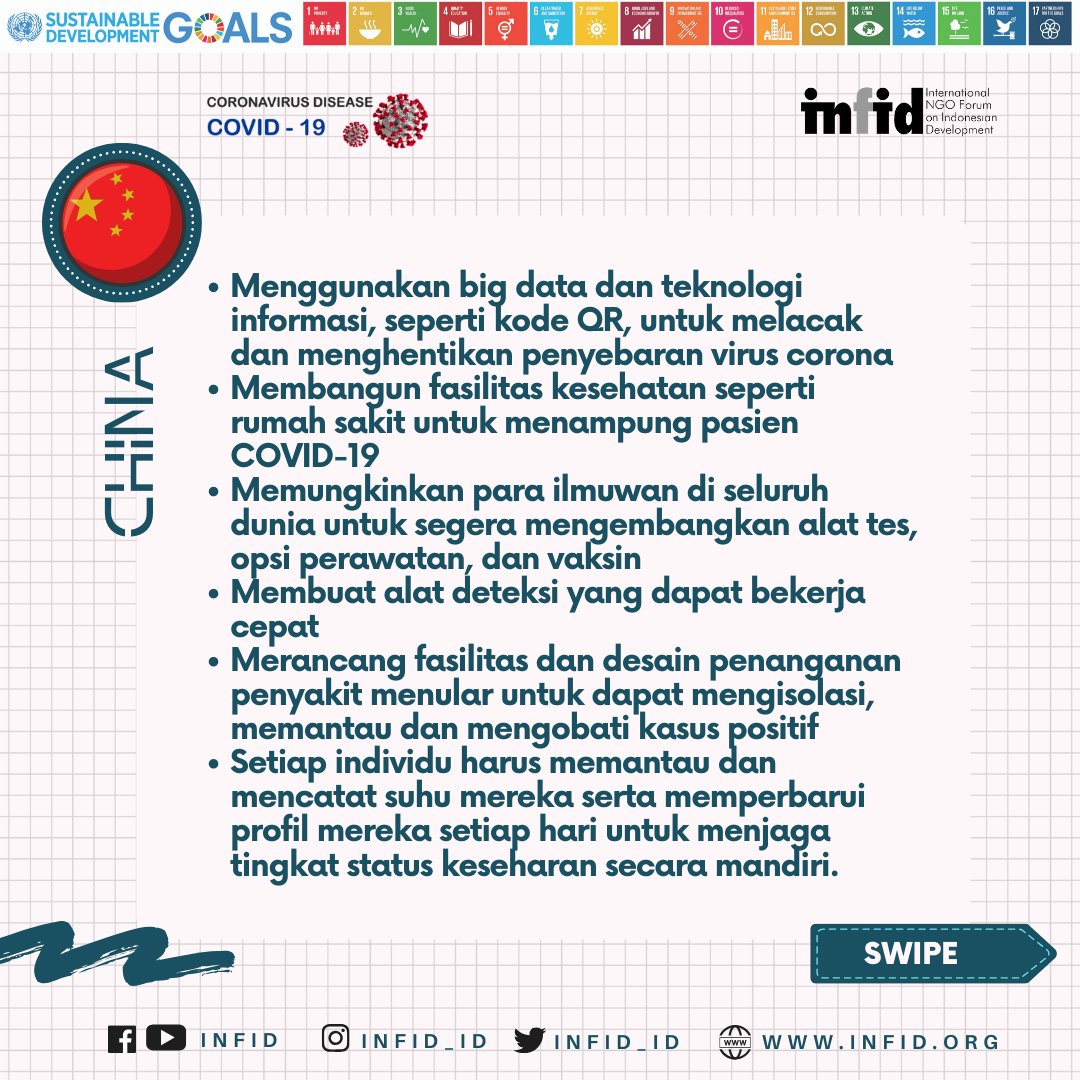 infid_ID's tweet photo. Berikut INFID paparkan fakta tentang bagaimana Tindakan Kesehatan dalam membatasi dampak COVID-19 di 3 Negara: China, Korea Selatan, dan Inggris. Indonesia perlu melakukan benchmarking dengan negara – negara lain, untuk mampu dan agar lebih berhasil.

#coronavirus #covid19 #INFID https://t.co/NEs2pnSor2