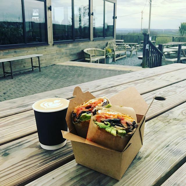strongadolfos's tweet photo. Lots of space here and a full take away menu available or sit down outside and get some fresh air. ⚡️ Free coffee and 30% off entire menu for NHS staff and emergency services. Spread the word! Open 8:30am to 4pm today #strongadolfos @hawksfieldcornwall https://t.co/ZM7EhpLE0Y