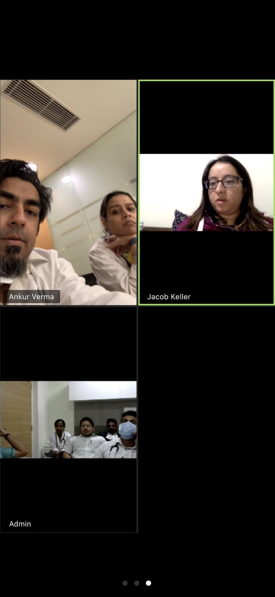 Global_EM's tweet photo. #globalEM #covid19 @zoom_us chat with friends in India sharing learning @GWEMresidency https://t.co/t0ThjcRb3C