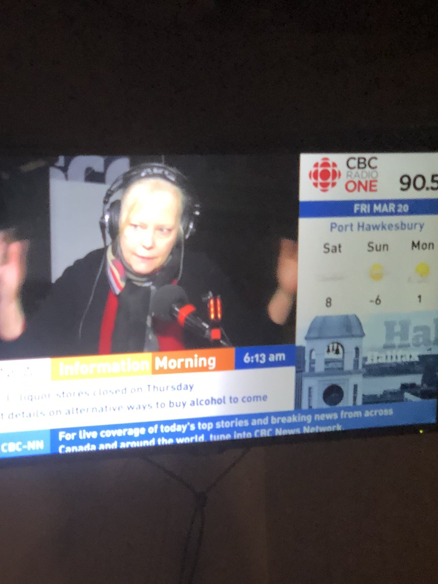 macinnis_peter's tweet photo. @infomorning I can see/hear you on television. Good Morning! https://t.co/uU5G33SdHb