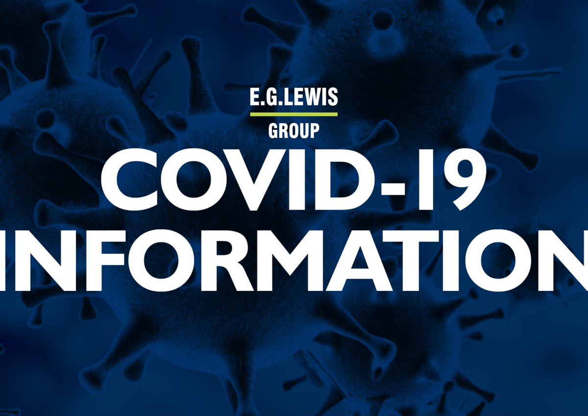 ℹ️ E.G.LEWIS GROUP STATEMENT ON COVID-19

We have provided an update on the steps we’re taking in response to the COVID-19 coronavirus outbreak which can be read in full on our website. 

eglewisgroup.com/news/v/155-e-g…
