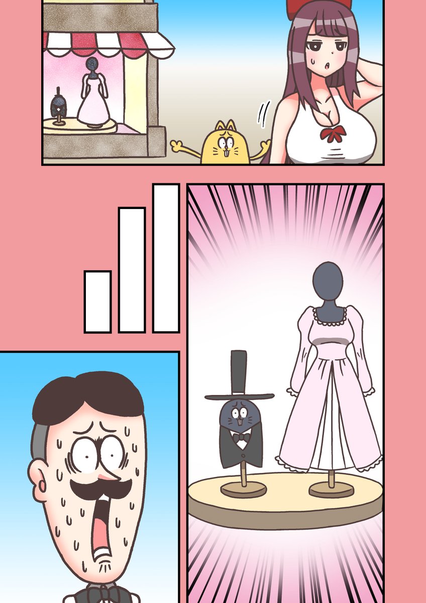 #モデ猫
#創作漫画 
FP×HCコラボコンテストエントリー作品
第2話「ドレスコード」
1/2 