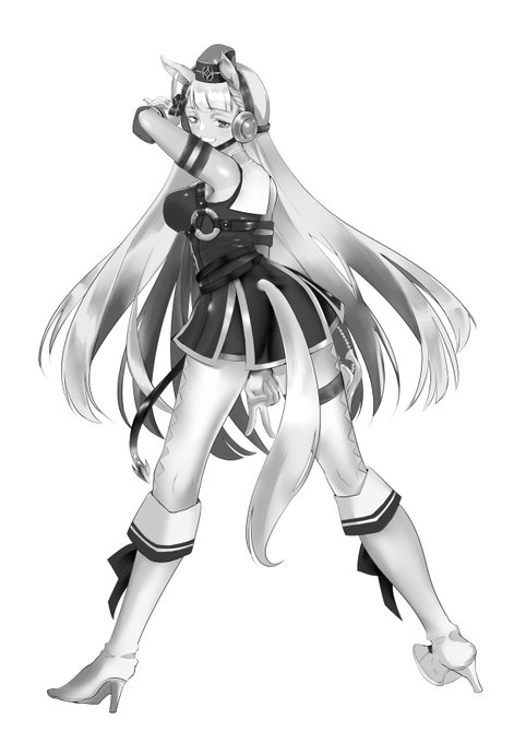 これは昔描いたゴルシちゃん 