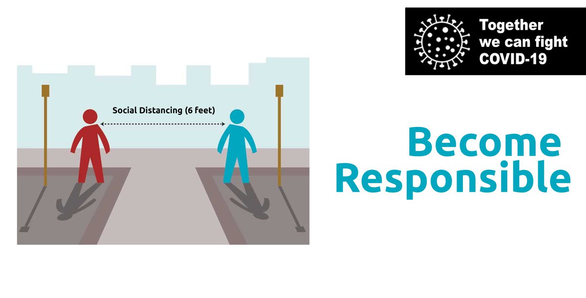 PiramalS's tweet photo. #COVID19 usually spreads from CLOSE PERSON TO PERSON CONTACT through respiratory droplets from coughing and sneezing. #BecomeResponsible & follow social distancing (6 feet) https://t.co/T8Y7htqpNs