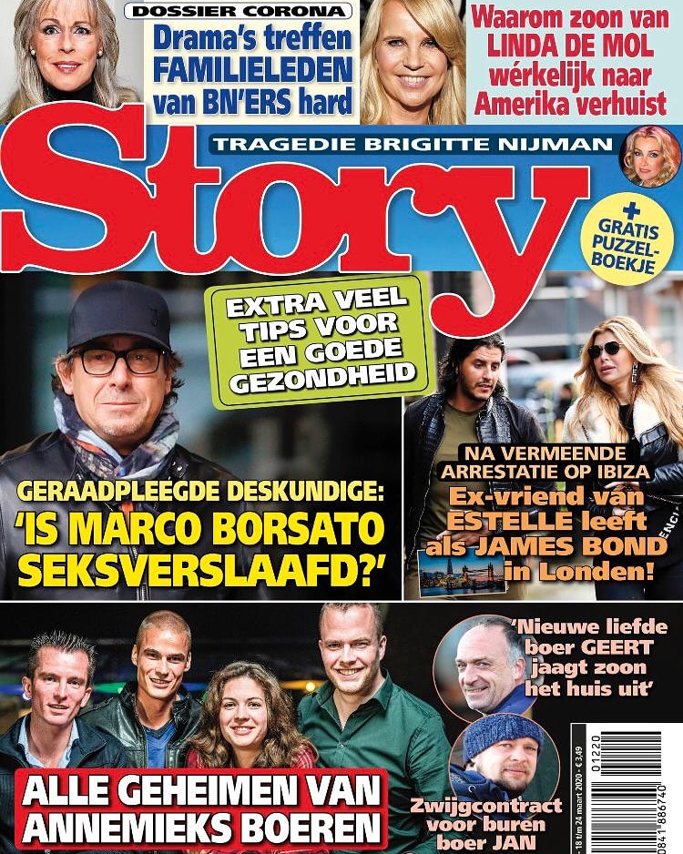 StevenGeerts89's tweet photo. En dan krijg je ineens een berichtje dat zelfs de Story al over je schrijft...... 🙈🙊🙉 Zijn jullie ook zo benieuwd naar mijn geheimen? #roddels #bzv #boerzoektvrouw #voorpagina https://t.co/HiTe2hi5BH