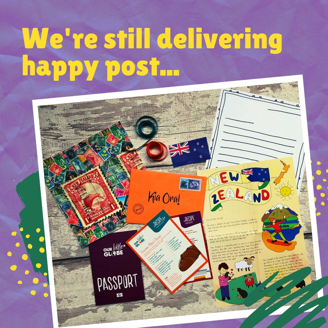 Use our monthly pen pal set as a springboard to discover new places around the world. 
£4.95 for an illustrated letter, passport, stickers and recipes.
buff.ly/2phbUsU

#traveldifferently #craftactivities #homeed #stayinghome #selfisolation #kids #kidscrafts #subscription