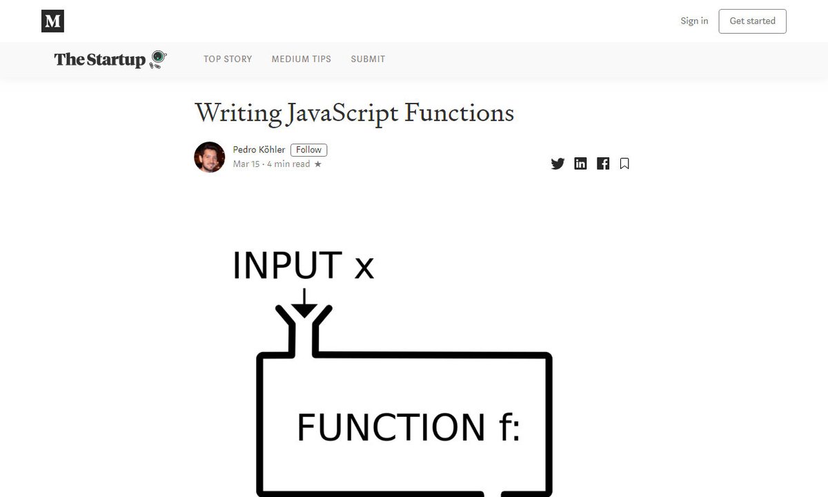 Devcide1's tweet image. Writing JavaScript Functions
#functiondeclaration #sum #functionkeyword #code #functionexpressions #development
via @medium
☛ amp.gs/0kaL