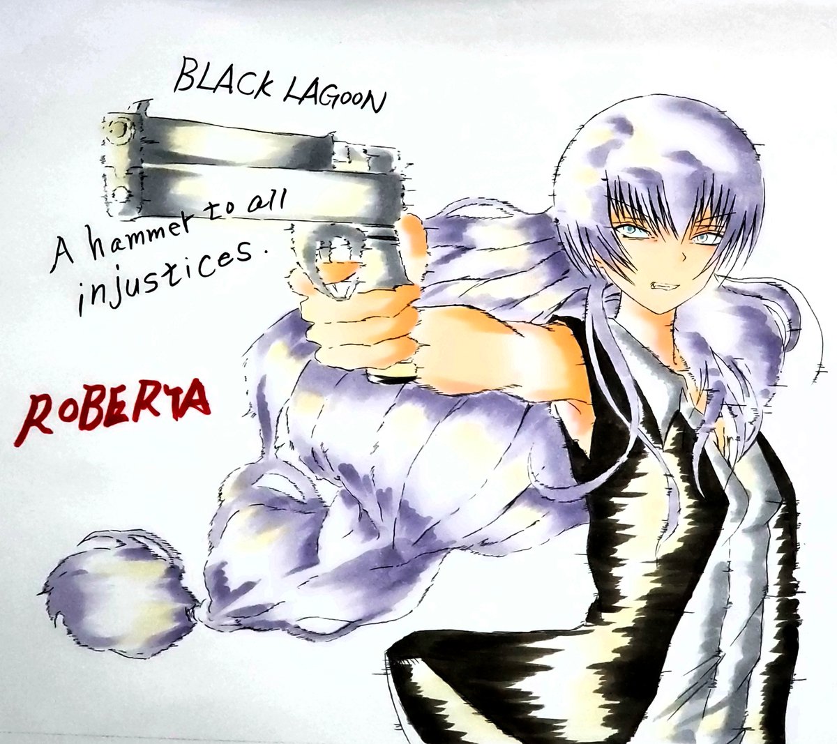 七瀬麗 七クマ 復讐編のロベルタちゃん ブラックラグーンの中で一番好き 超可愛い ブラックラグーン ロザリタ チスネロス