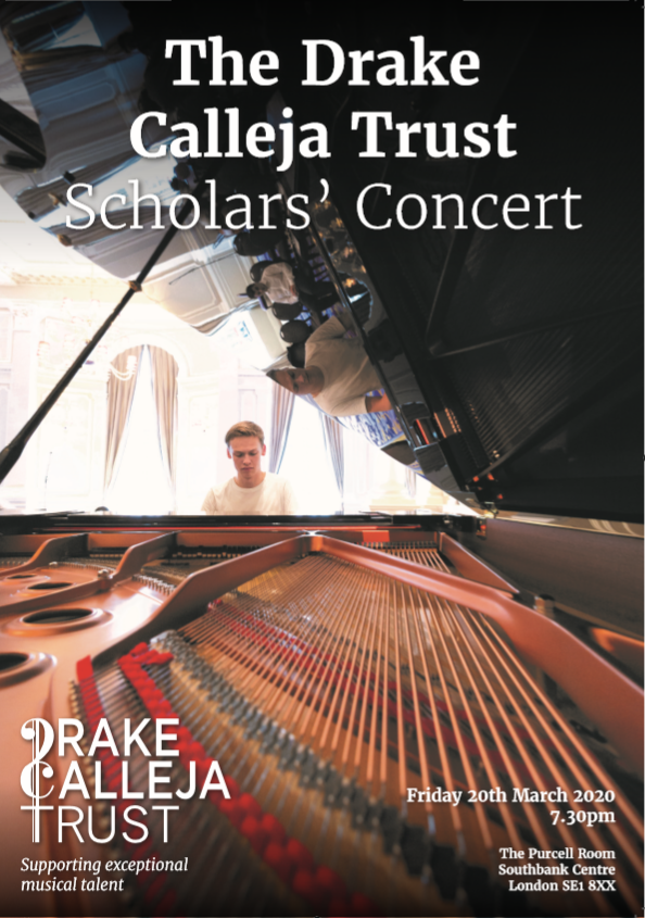 DrakeCalleja's tweet photo. Today would have been our concert in the #PurcellRoom @southbankcentre. So sad that our scholars won't get the chance to perform this fantastic evening of music we put together. #KasparasMikuzis on the cover of our beautiful programme. Photo by @gerardcollett. https://t.co/HneXddQH1F