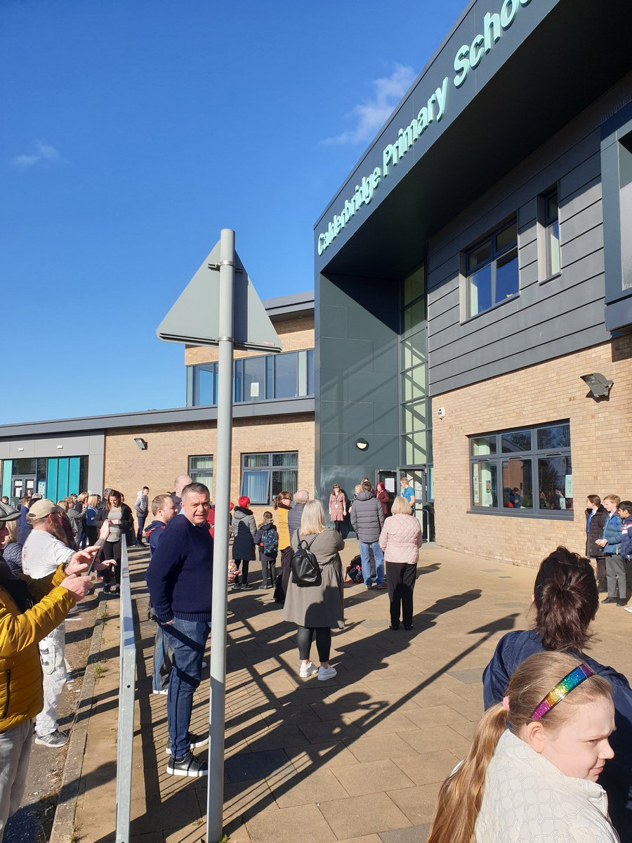 Glorious but tad emotional day ..... good luck to all our p7's ..stay safe and well...and we look forward to your leavers assembly once all of this has calmed down ❤

Thank you ev1 who turned out to applaud the kids xxx 
<a href="/calderbridgeps/">Calderbridge Primary School and Nursery Class</a>