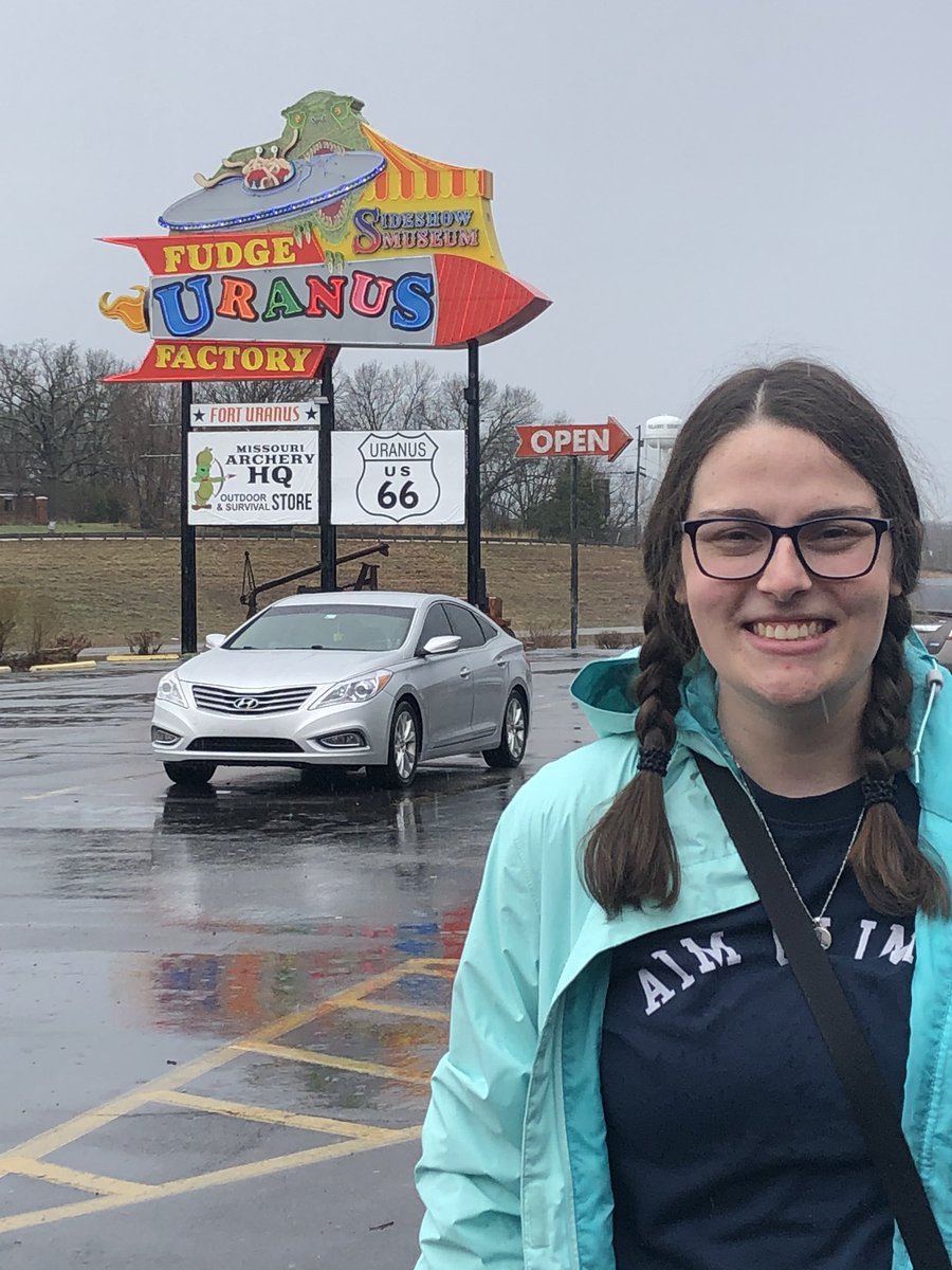 StewEdie's tweet photo. Driving back to OK with @abbiecstewart18 from #UChicago...thanks for NOTHING COVID-19! Literally NOTHING. Not even fudge from Uranus! #uranusfudge https://t.co/1iNIEbqV8y