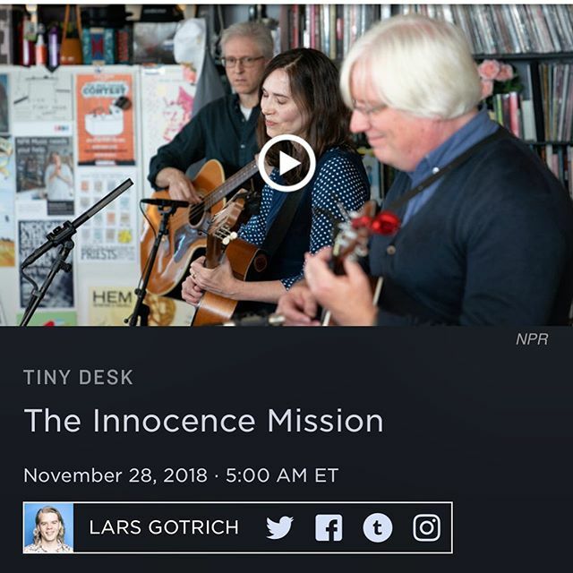 volotr's tweet photo. Thanks for sharing your heart-peace. #greenBus #theinnocencemission The Innocence Mission: Tiny Desk Concert - https://t.co/7qLHz4j3FR https://t.co/1qZ3iZN4XI https://t.co/ONAETjkNAG