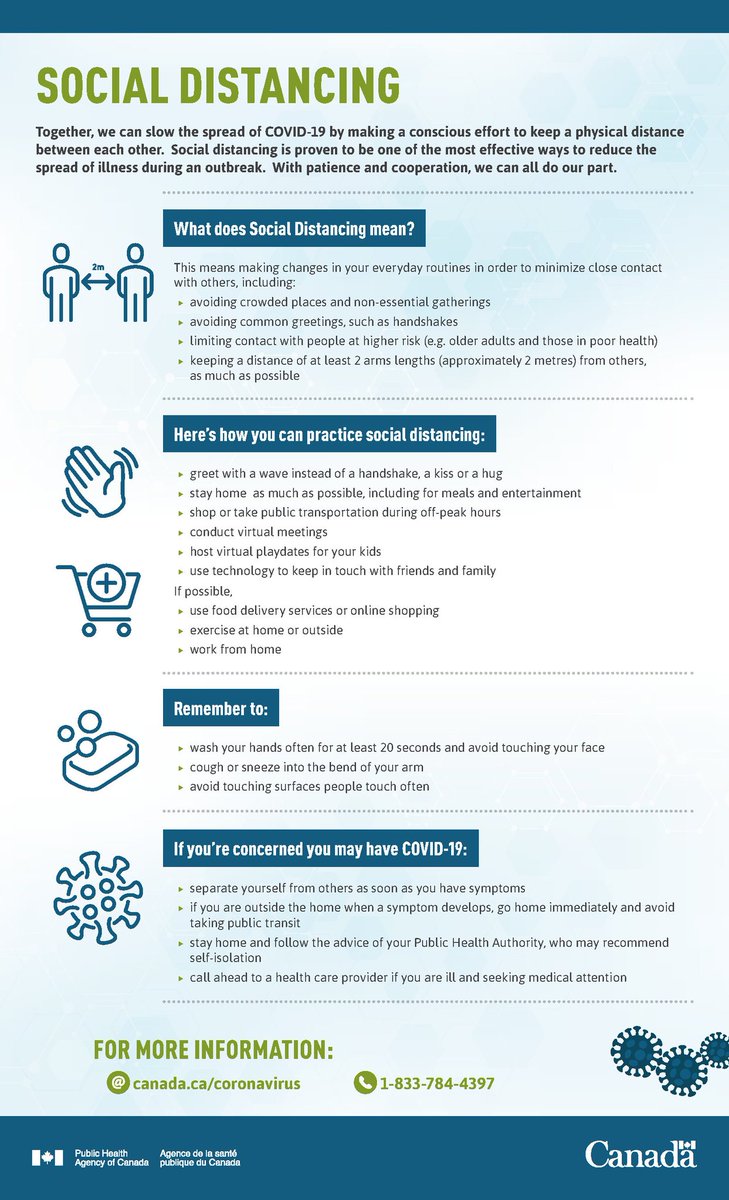 UofT's tweet photo. #SocialDistancing is proven to be one of the most effective ways to slow the spread of #COVID19. See ways to make a conscious effort to keep your physical distance below. 👋 https://t.co/kVkwspaK6F #UofT https://t.co/HgVLBIHx8f