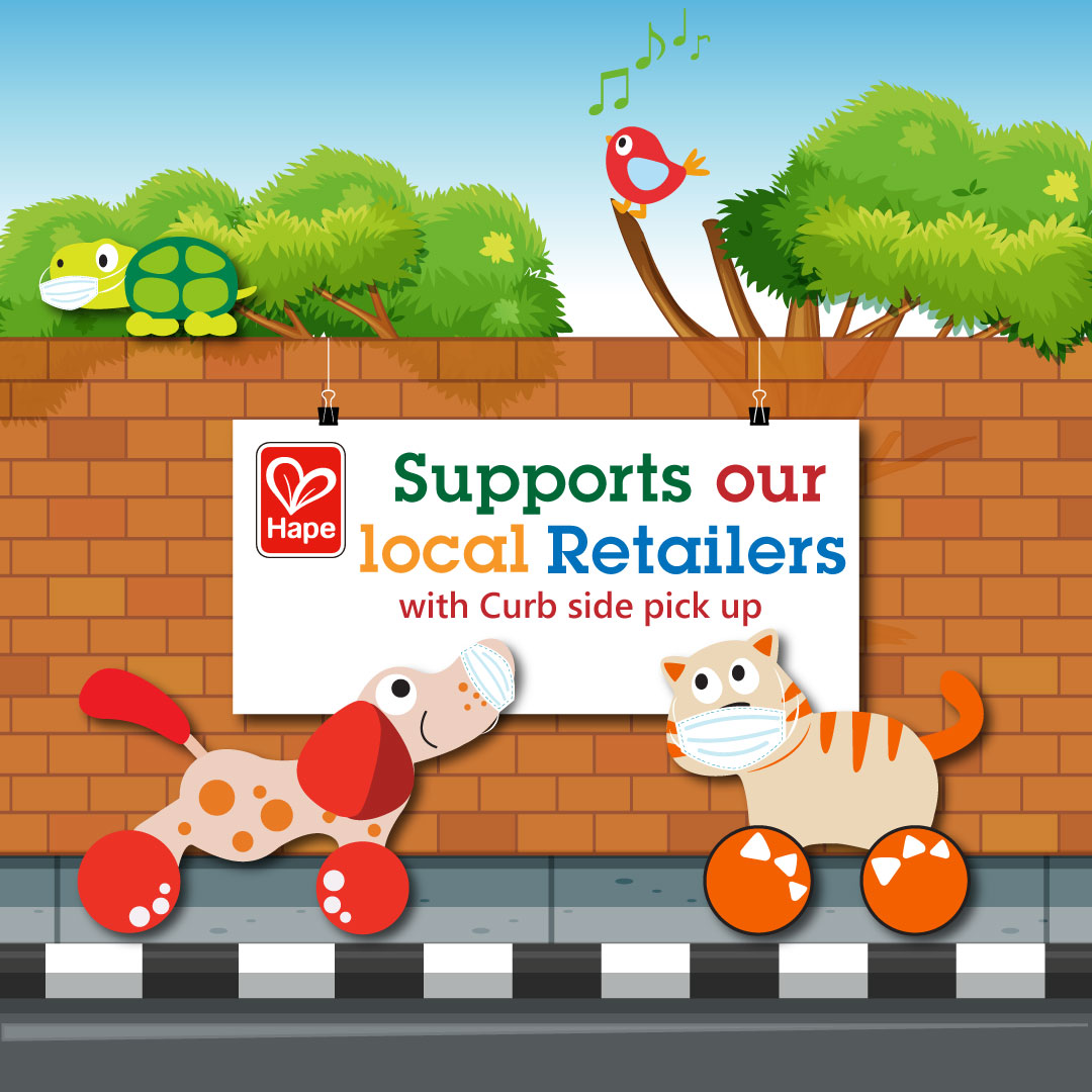 Let's help support our small retailers, contact your local toy store, many of them are doing curbside pick up, facetime shopping and to your door delivery.