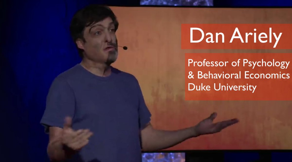 conveyour's tweet photo. Needing something to do while working remotely?
Check out our promo of @DukeU's professor @DanAriely giving his TEDTalk on behavior change.  Then go watch his lecture!
You can develop skills even when quarantined!

https://t.co/NoYueMGri7

#TedTalks #QuarantineLife #DukeFuqua https://t.co/eo1PjVHbb3