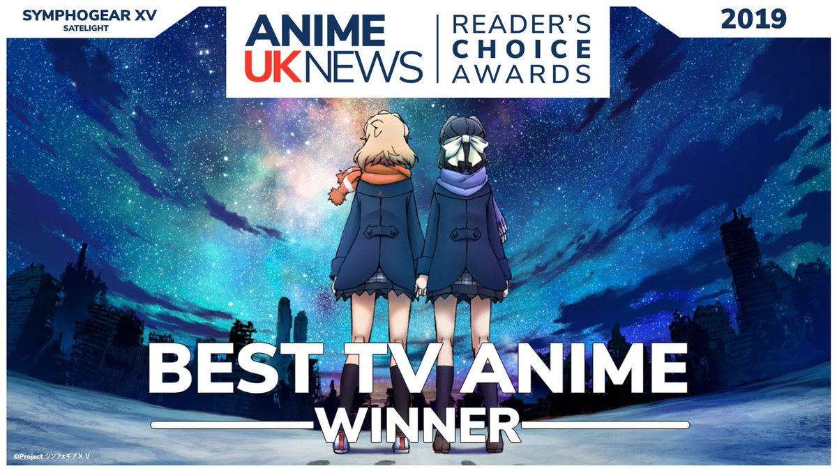 Anime Uk News Congratulations To Satelight Inc S Symphogear Xv For Being Voted 19 S Best Tv Anime Read The Winners Here T Co Q4yzy3ohw3 T Co 3iqgzetmua